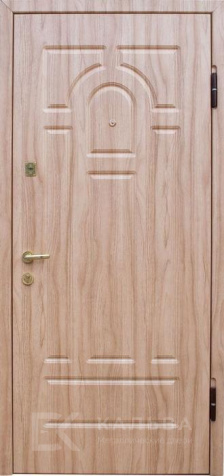 Фото «Железная дверь светлый ясень арка внутри дуб волна №347»